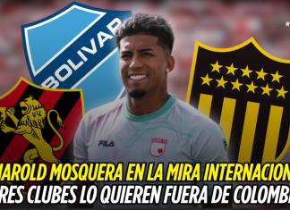 Harold Mosquera en la mira internacional: tres clubes lo quieren fuera de Colombia Harold Mosquera