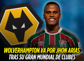 Wolverhampton va por Jhon Arias tras su gran Mundial de Clubes Jhon Arias