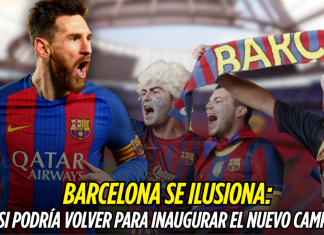 Barcelona se ilusiona: Messi podría volver para inaugurar el nuevo Camp Nou Lionel Messi