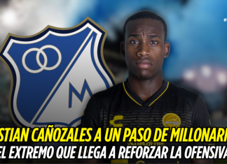 Cristian Cañozales a un paso de Millonarios: el extremo que llega a reforzar la ofensiva Cristian Cañozales, Millonarios