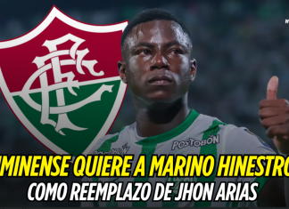 Fluminense quiere a Marino Hinestroza como reemplazo de Jhon Arias Marino Hinestroza