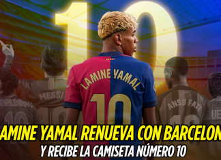 Lamine Yamal renueva con Barcelona y recibe la camiseta número 10 Lamine Yamal