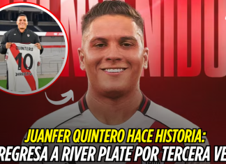 Juan Fernando Quintero hace historia: regresa a River Plate por tercera vez Juan Fernando Quintero