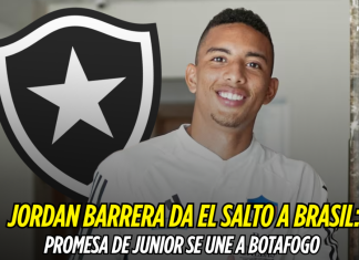 Jordan Barrera da el salto a Brasil: promesa de Junior se une a Botafogo Jordan Barrera