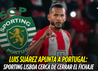 Luis Javier Suárez apunta a Portugal: Sporting Lisboa cerca de cerrar el fichaje Luis Javier Suárez