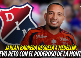 Jarlan Barrera regresa a Medellín: nuevo reto con el Poderoso de la Montaña Jarlan Barrera