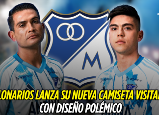 Millonarios lanza su nueva camiseta visitante con diseño polémico Millonarios