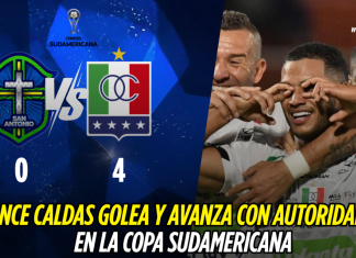 Once Caldas goleó y avanzó con autoridad en la Copa Sudamericana Once Caldas