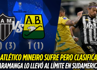 Atlético Mineiro sufre pero clasifica: Bucaramanga lo llevó al límite en Sudamericana Atlético Mineiro