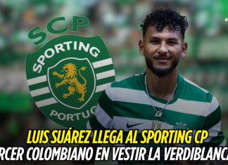 Luis Javier Suárez llega al Sporting CP: tercer colombiano en vestir la verdiblanca Luis Javier Suárez