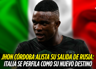 Jhon Córdoba alista su salida de Rusia: Italia se perfila como su nuevo destino Jhon Córdoba