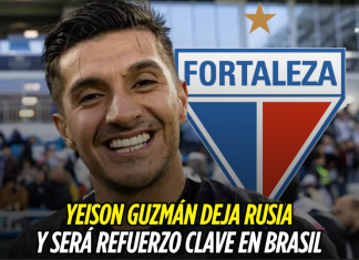 Yeison Guzmán deja Rusia y será refuerzo clave en Brasil Yeison Guzmán