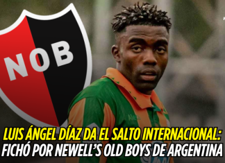 Luis Ángel Díaz da el salto internacional: fichó por Newell’s Old Boys de Argentina Luis Ángel Díaz