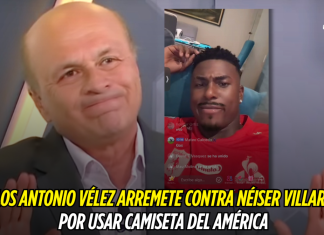 Carlos Antonio Vélez arremete contra Néiser Villarreal Carlos Antonio Vélez, Néiser Villarreal