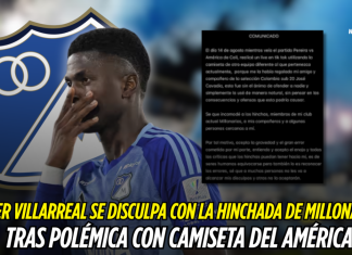 Néiser Villarreal se disculpa con la hinchada de Millonarios Néiser Villarreal, Millonarios