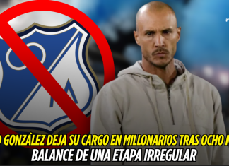 David González deja su cargo en Millonarios David González, Millonarios