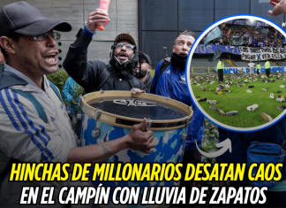 Hinchas de Millonarios desatan caos en El Campín Millonarios