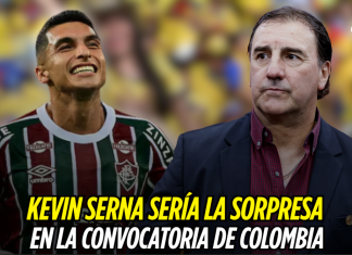 Kevin Serna sería la sorpresa en la convocatoria Kevin Serna