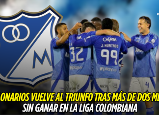Millonarios vuelve al triunfo en la Liga Colombiana Millonarios