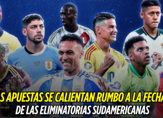 Apuestas en alza rumbo a la Fecha 17 de Eliminatorias Sudamericanas Eliminatorias Sudamericanas