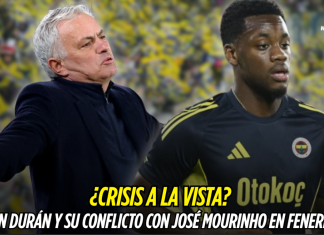 Conflicto entre Jhon Durán y Mourinho en Fenerbahce Jhon Durán, José Mourinho, Fenerbahce