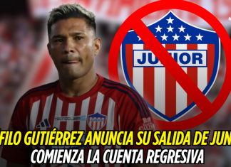 Teófilo Gutiérrez anuncia su salida de Junior Teófilo Gutiérrez, Junior de Barranquilla