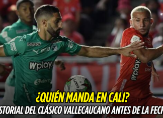 Clásico vallecaucano: el historial antes de la fecha 10 América de Cali, Deportivo Cali, Clasico Vallecaucano