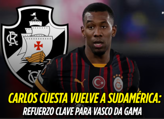 Vasco da Gama ficha a Carlos Cuesta como refuerzo Carlos Cuesta, Vasco da Gama
