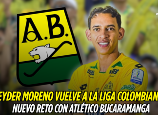 Neyder Moreno regresa a la Liga con Bucaramanga Neyder Moreno, Atlético Bucaramanga