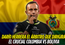 Colombia vs Bolivia: Darío Herrera será el árbitro Selección Colombia