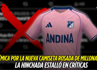 Millonarios y su camiseta rosada generan polémica total Millonarios