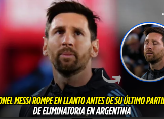 Messi, lágrimas antes del final en Eliminatorias Lionel Messi, Selección de Argentina