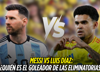 Luis Díaz o Messi: ¿quién domina las Eliminatorias? Messi, Luis Díaz