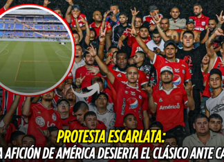Protesta escarlata: América pierde apoyo en clásico ante Cali América de Cali