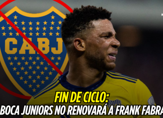 Boca Juniors pone fin al ciclo de Frank Fabra Boca Juniors, Frank Fabra