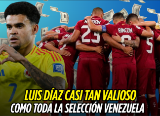 Luis Díaz, casi tan valioso como Venezuela entera Luis Díaz