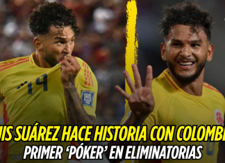 Luis Javier Suárez logra póker histórico con Colombia Luis Javier Suárez