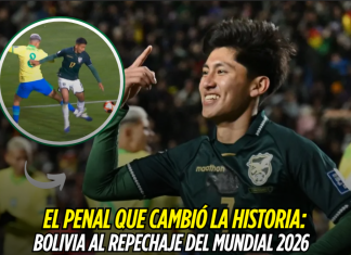 El penal que llevó a Bolivia al repechaje del Mundial 2026 Selección de Bolivia
