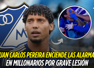Alarma en Millonarios por lesión grave de Pereira Millonarios