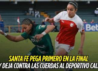 Santa Fe domina el inicio de la final contra el Cali Santa Fe, Deportivo Cali
