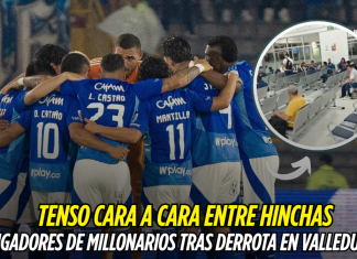 Millonarios: enfrentamiento entre hinchas y jugadores tras caída Millonarios