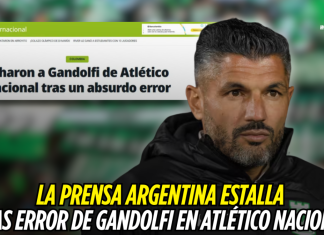 Atlético Nacional y Gandolfi bajo fuego de prensa argentina Atlético Nacional, Javier Gandolfi
