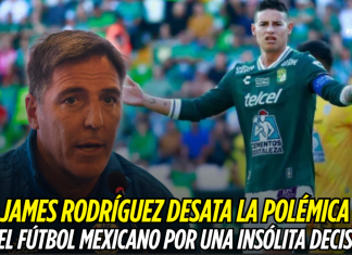 James Rodríguez causa polémica en fútbol mexicano James Rodríguez