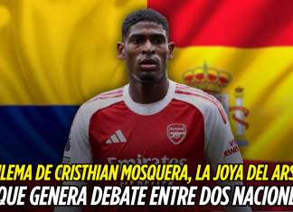 Cristhian Mosquera, la joya que divide a dos naciones Cristhian Mosquera, Arsenal