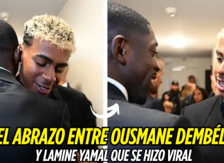 Dembélé y Lamine Yamal protagonizan abrazo viral Ousmane Dembélé, Lamine Yamal, Copa de Oro