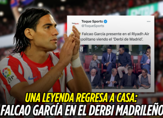 Falcao vuelve a casa: leyenda en el derbi madrileño Falcao García