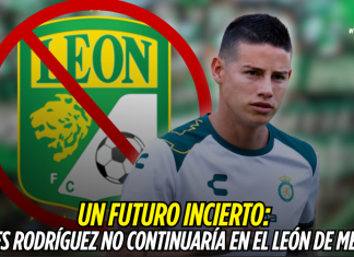 James Rodríguez, cerca de salir del León de México James Rodríguez