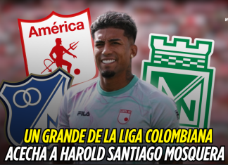 Harold Mosquera, en la mira de un grande colombiano Harold Mosquera