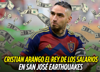 Cristian Arango lidera sueldos en San José Earthquakes Cristian Arango