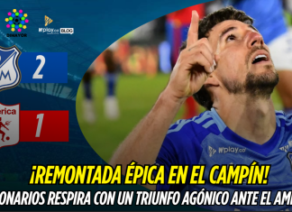 Millonarios remonta y vence al América en El Campín Millonarios
